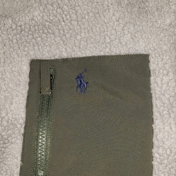 POLO Ralph Lauren Men's Full-Zip PONY Sherpa Fleece Jacket in grey (MEDIUM) -NWT - Picture 4 of 12